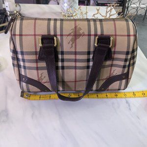 Burberry Haymarket Check Vintage Bag